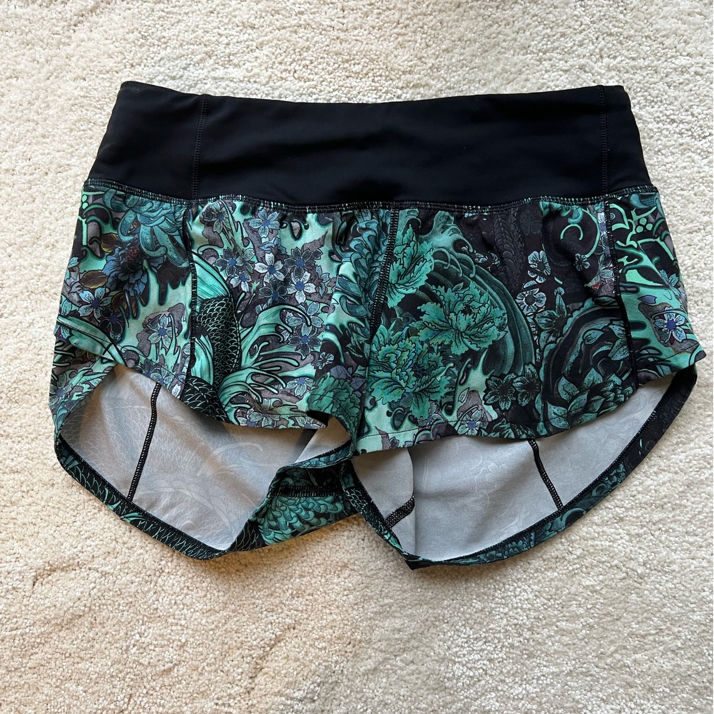 Lululemon speed up shorts size 2